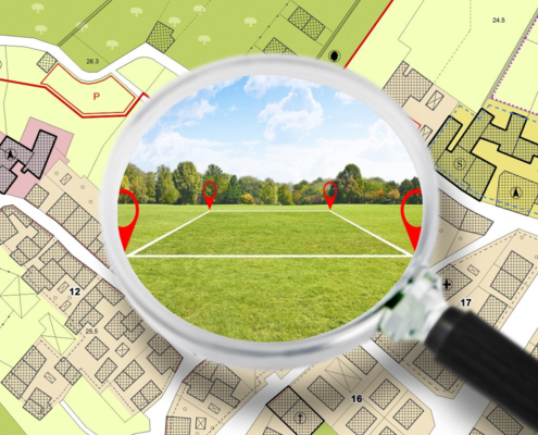 Perceel grond zakelijk of privé